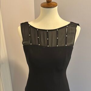 Elegant Black Sleeveless Dress